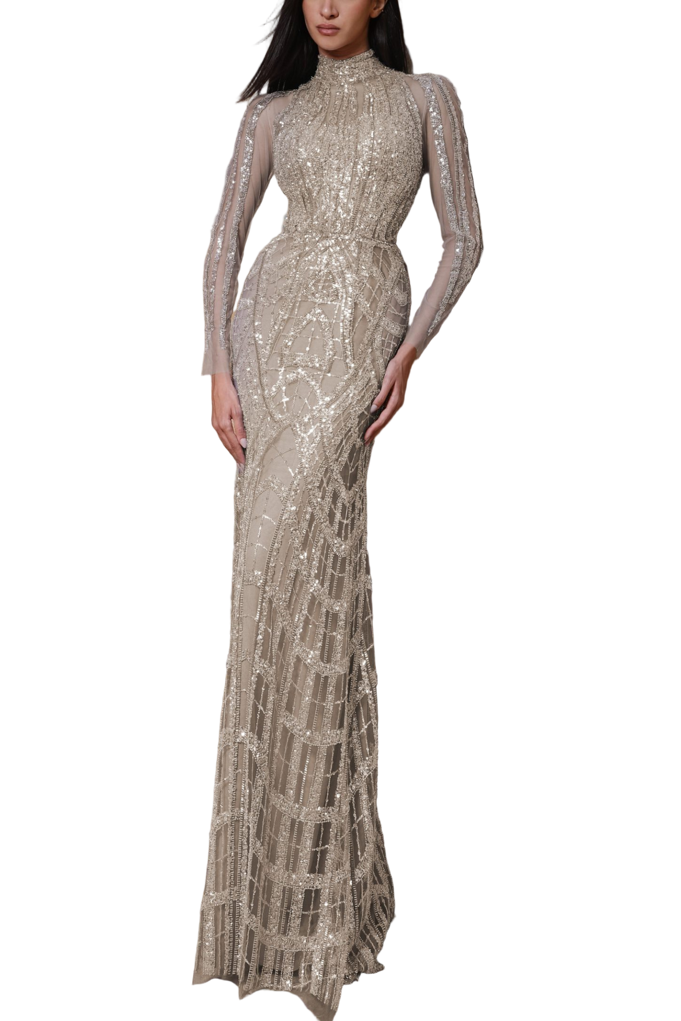 FITTED MERMAID SILHOUETTE GOWN