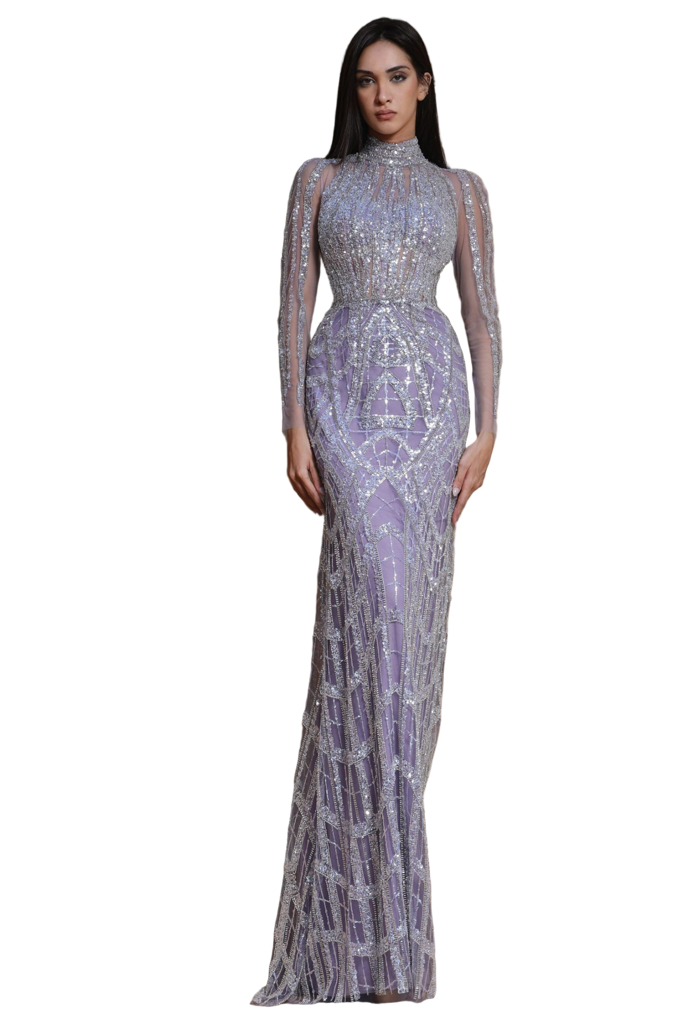 FITTED MERMAID SILHOUETTE GOWN