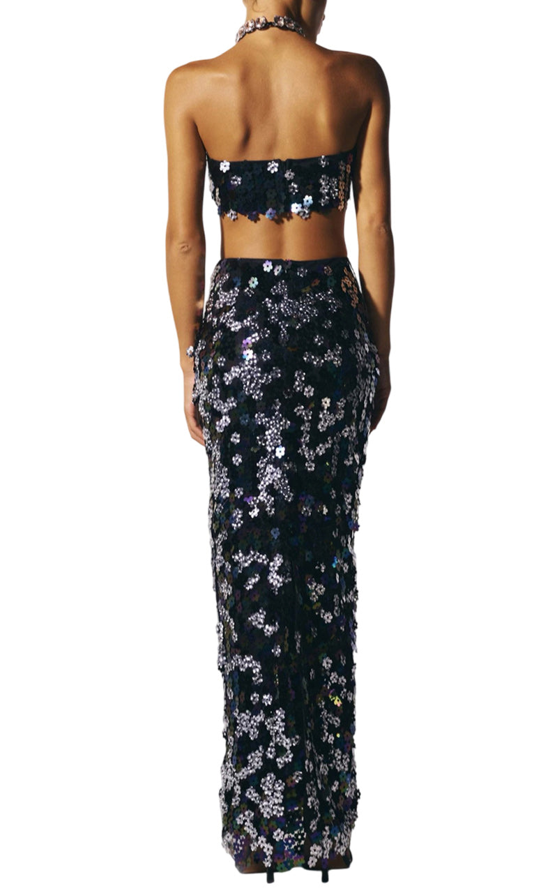 FLIRTY FLEUR TOP AND SKIRT