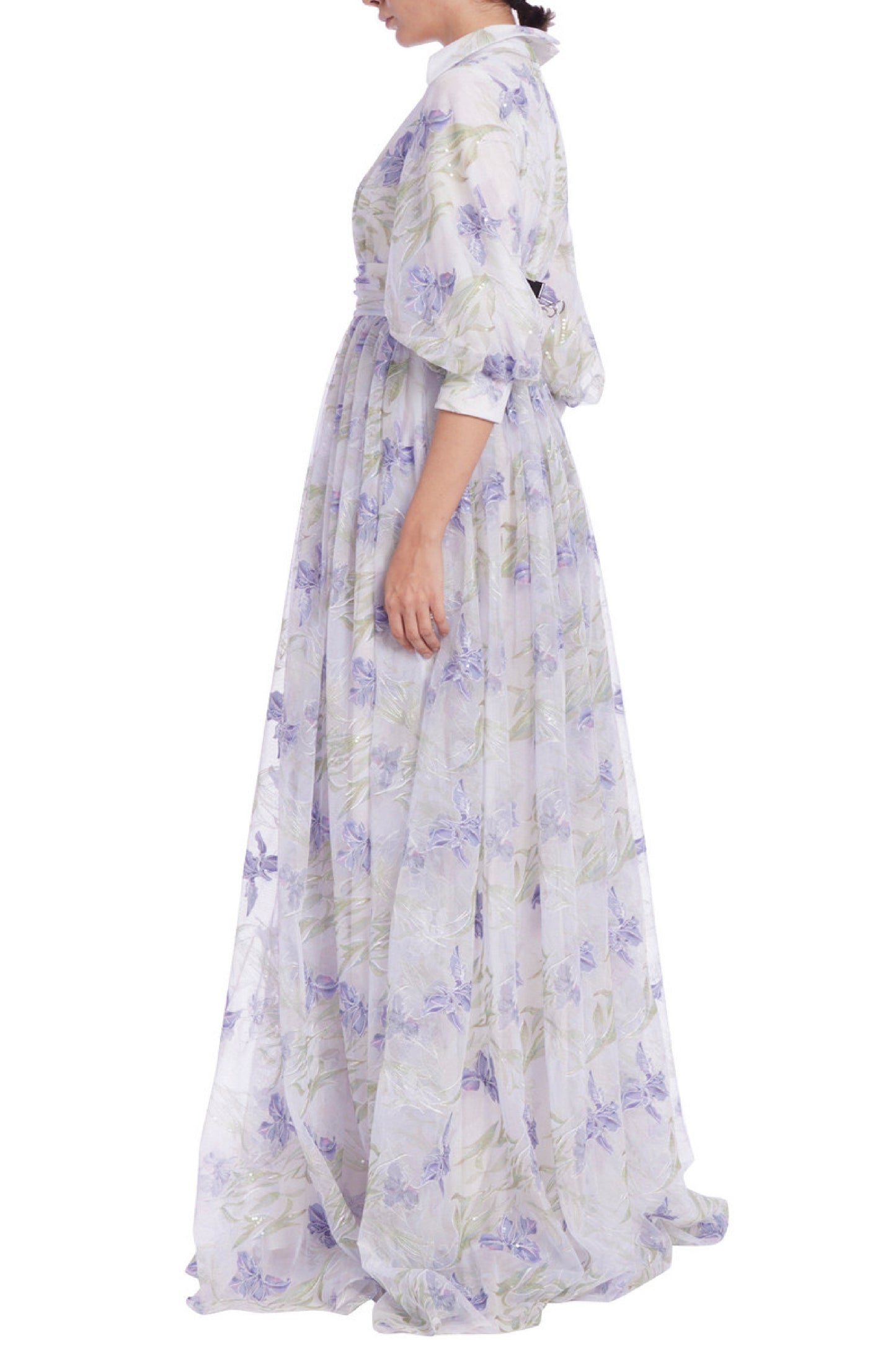 FLORAL EMBROIDERED GOWN
