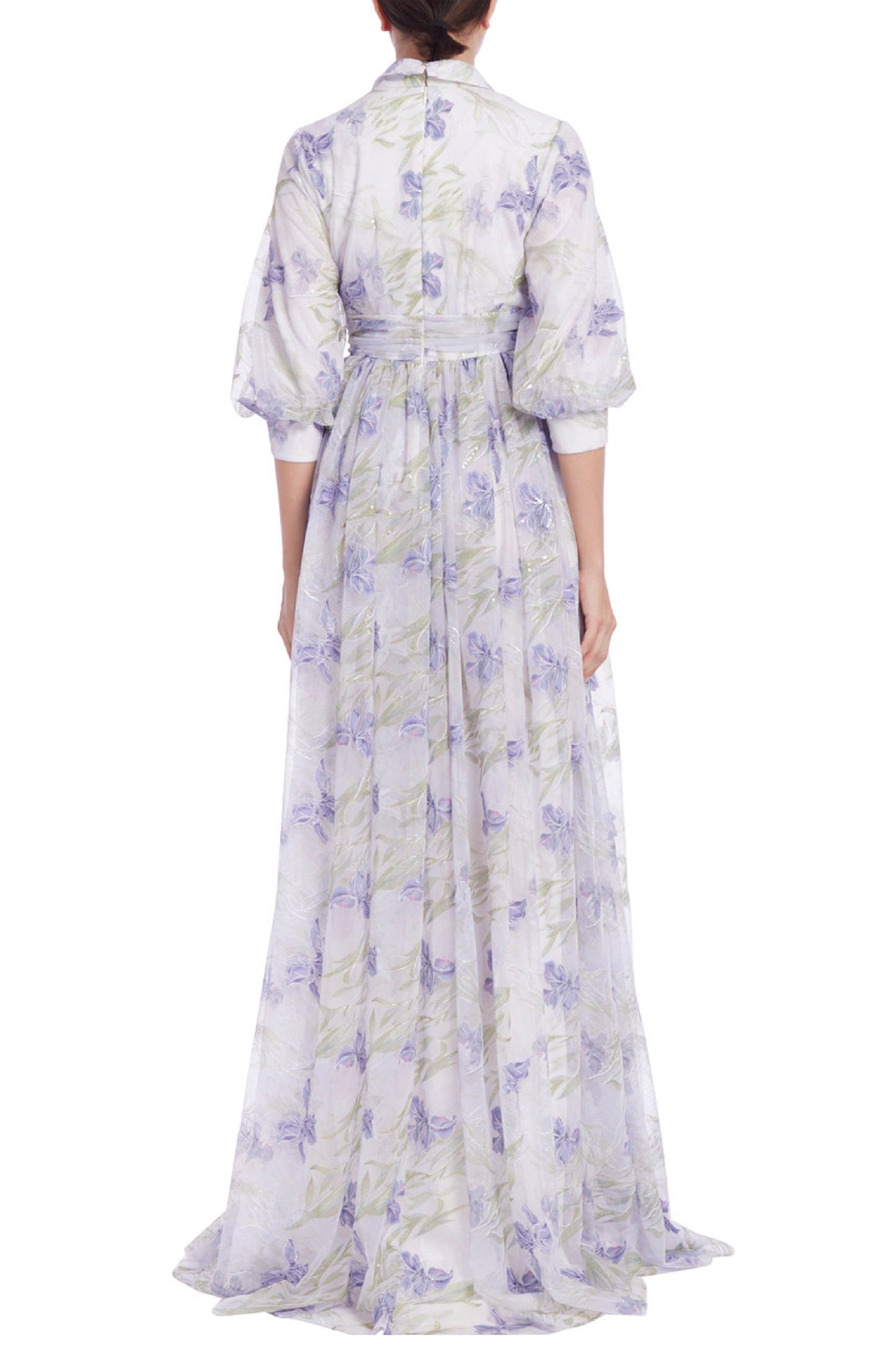 FLORAL EMBROIDERED GOWN