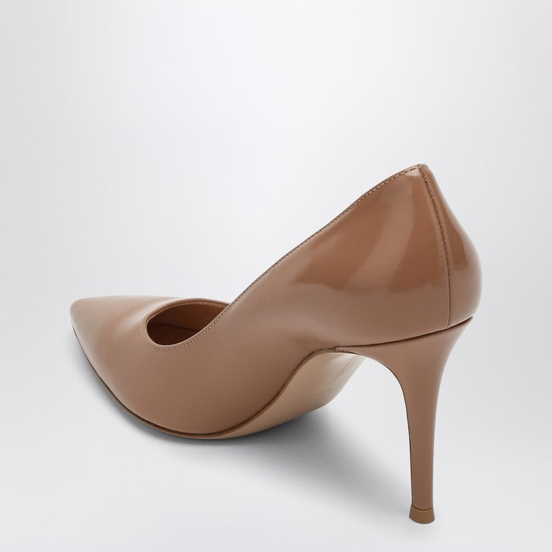 Gianvito 85 Pumps In Caramel-coloured Leather
