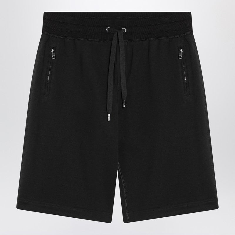 ハーフ・ショートパンツ Dolce&Gabbana Jogging Bermuda Shorts With Logo Plaque Shop Jogging Bermuda Shorts With Logo Plaque ❘ Netdressed
