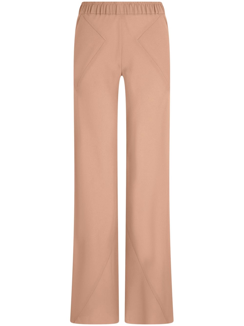 WIDE TROUSERS IN VISCOSE AND CUPRO