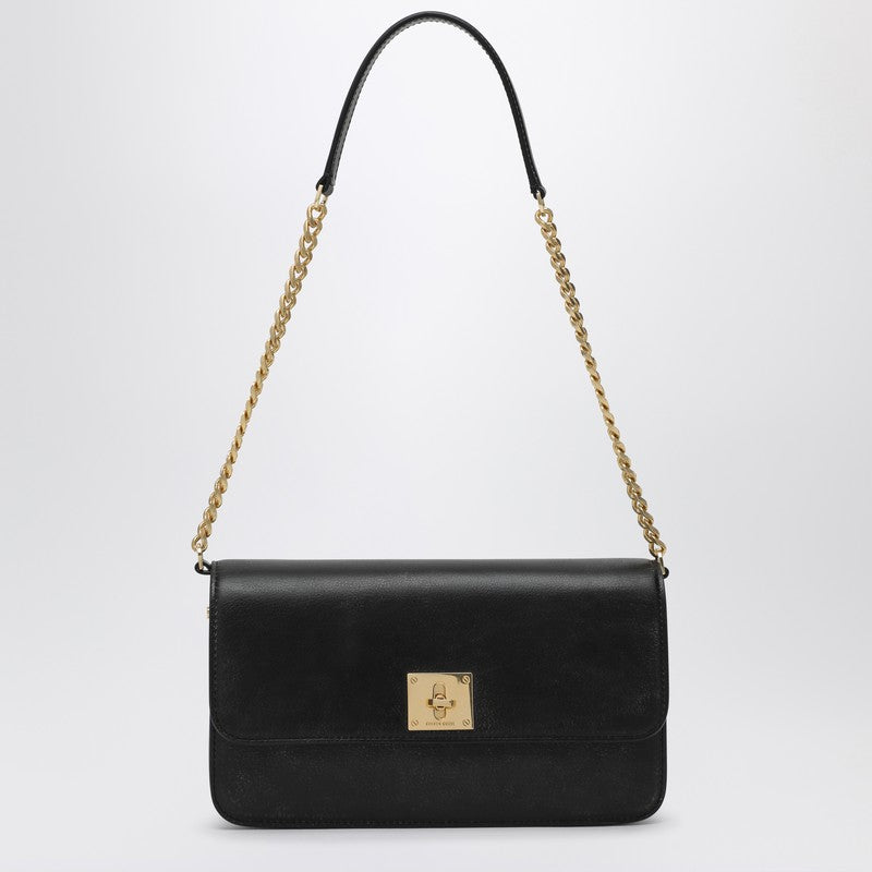 Black Leather Gioia Bag