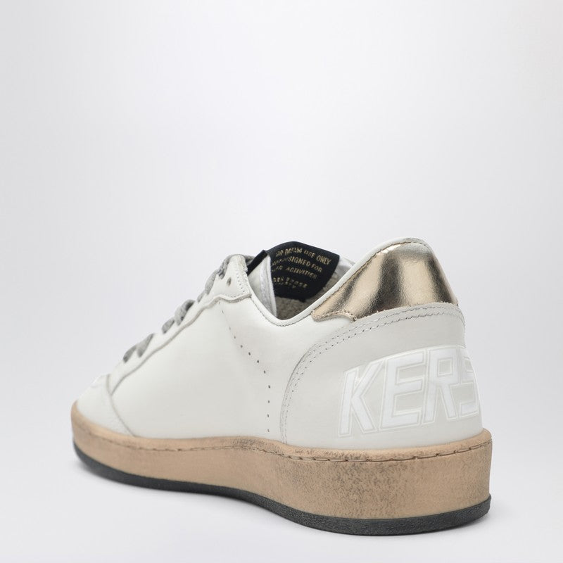 Sneaker Ball Star white latte/gold
