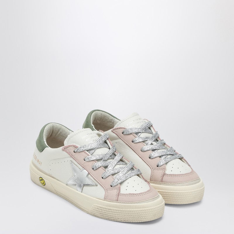 Low-top Sneaker May White/pink/olive Green