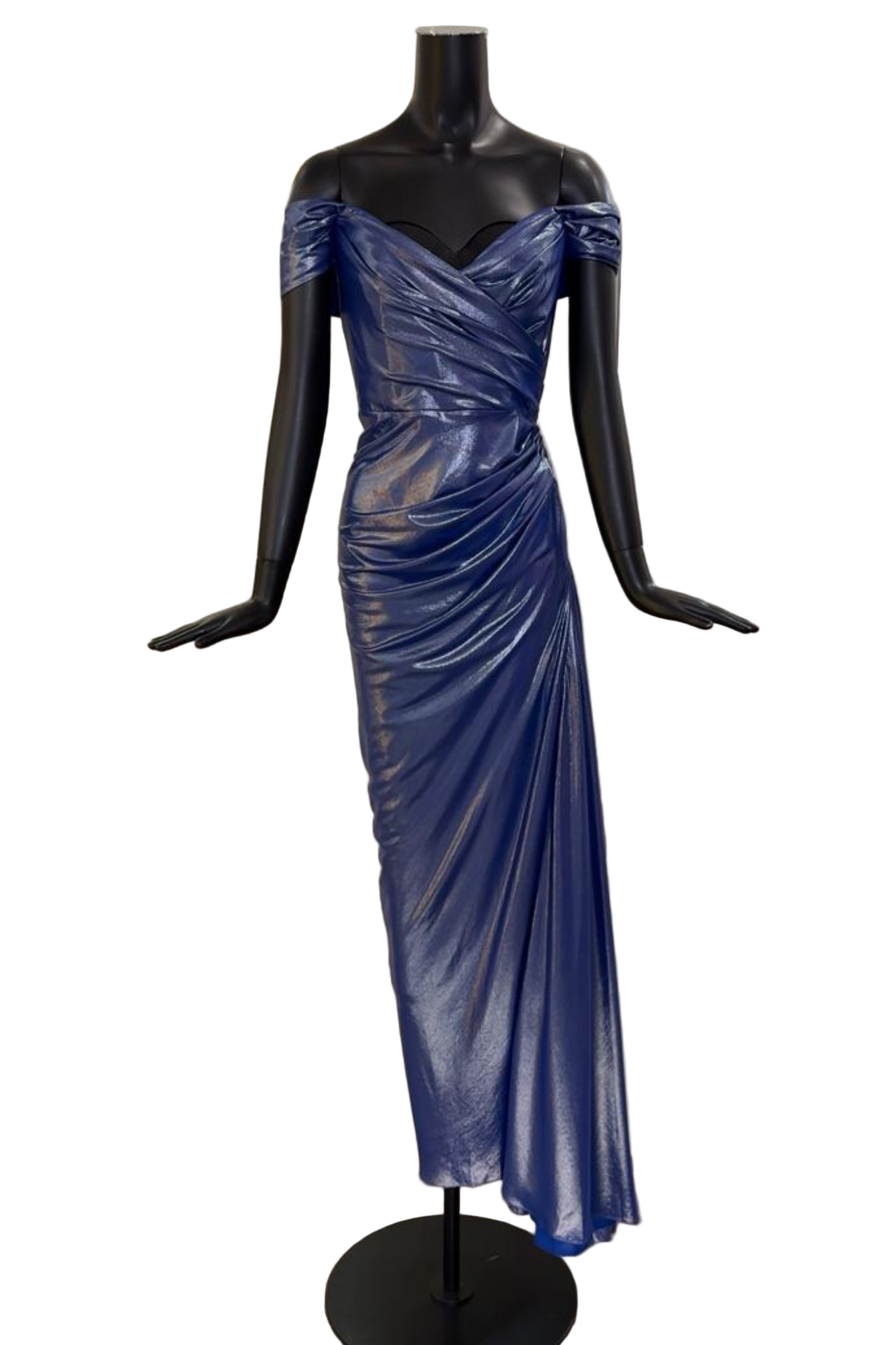 GAIA GLOSSY LONG DRESS