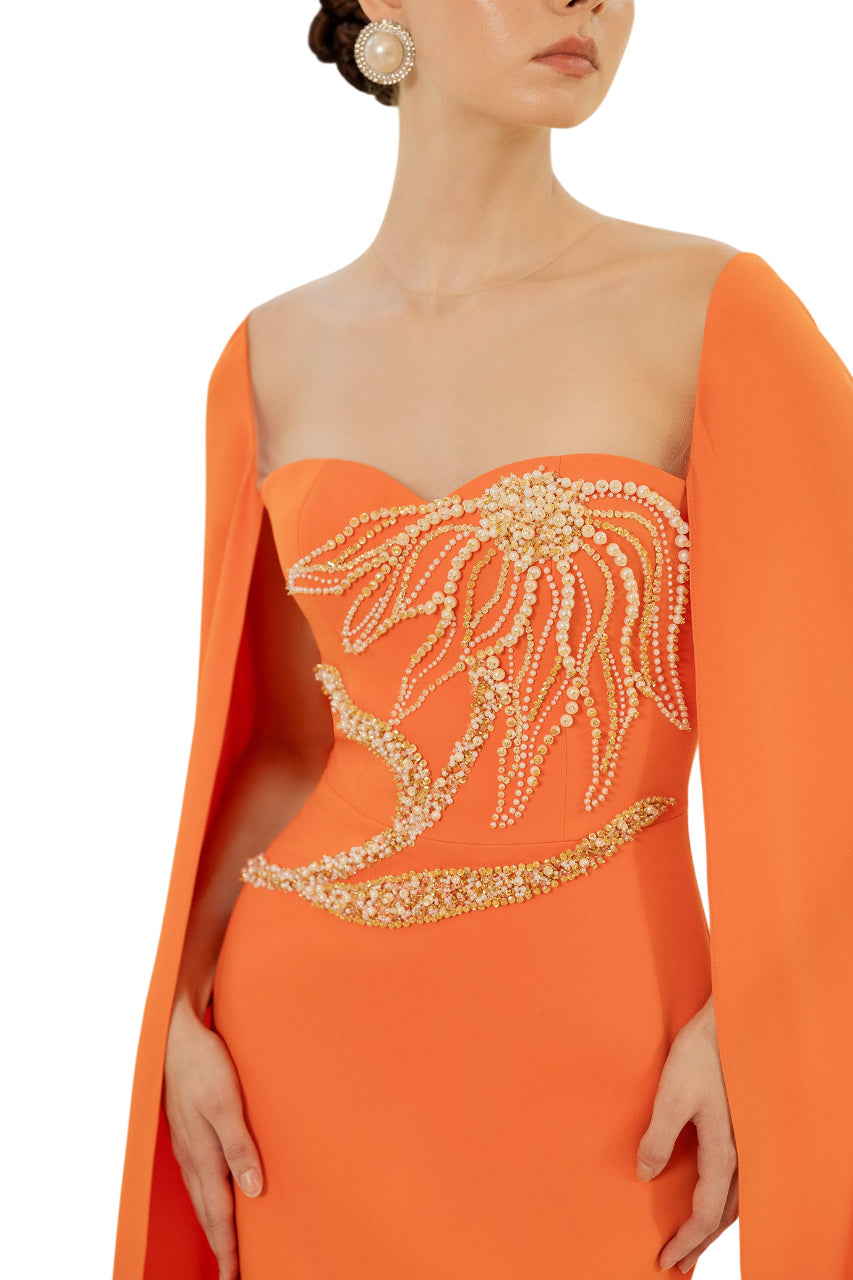 GENEVIEVE CREPE DRESS