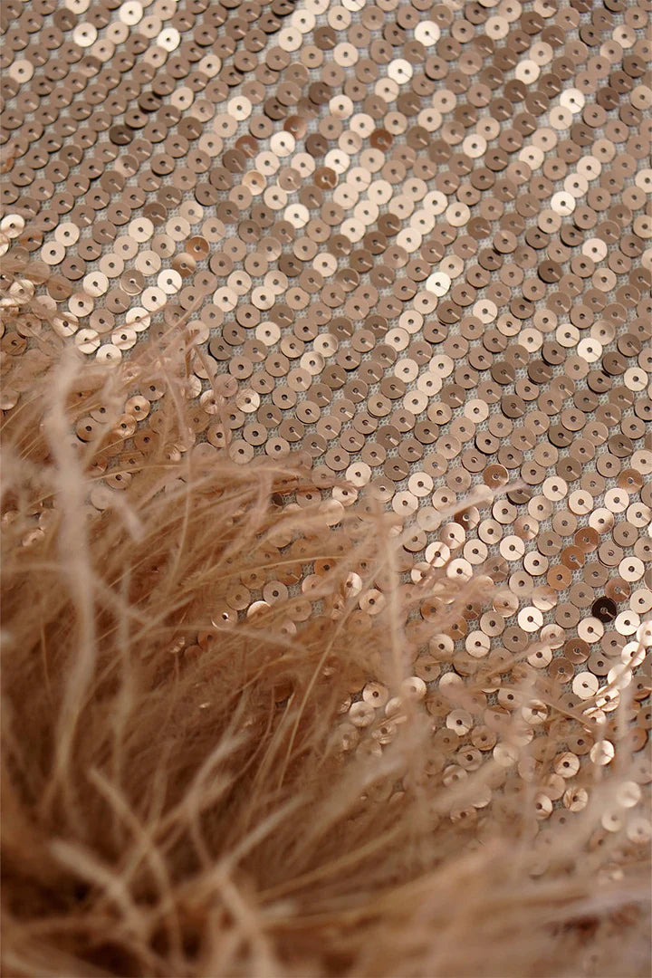 GINGER DRESS IN BRONZE