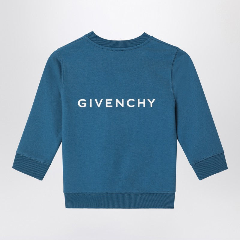 Blue Sweatshirt With 4G Logo Print