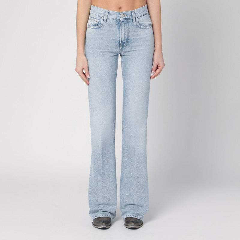 Flora Light Blue Washed Jeans