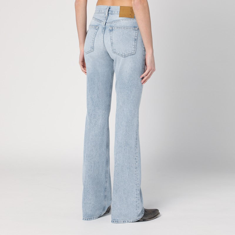 Flora Light Blue Washed Jeans