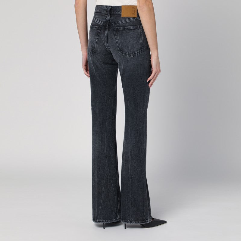 Flora Black Washed Jeans