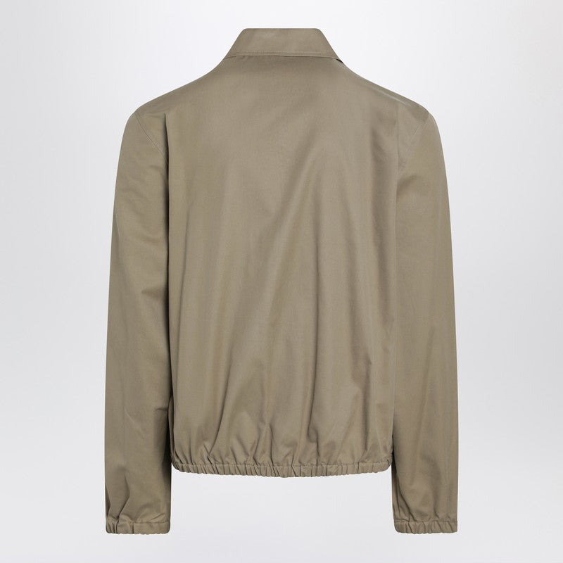 Beige Ami De Coeur zip-up jacket