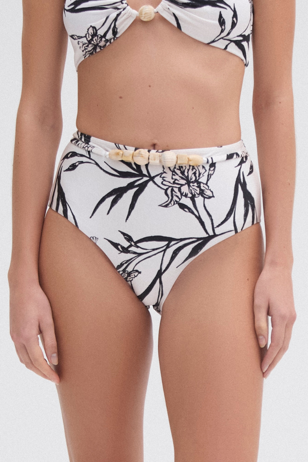 IRIS HIGH WAIST BIKINI BOTTOM