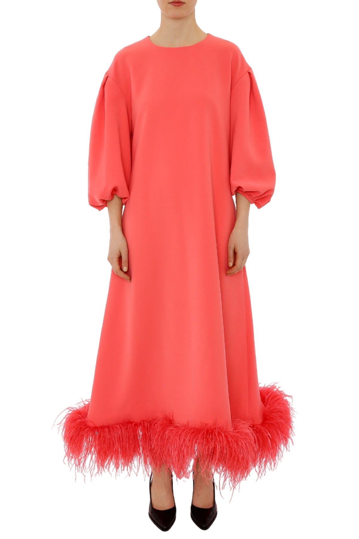 CORAL PUPPY DRESS
