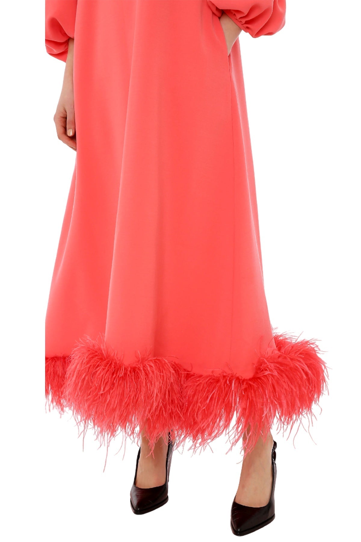 CORAL PUPPY DRESS