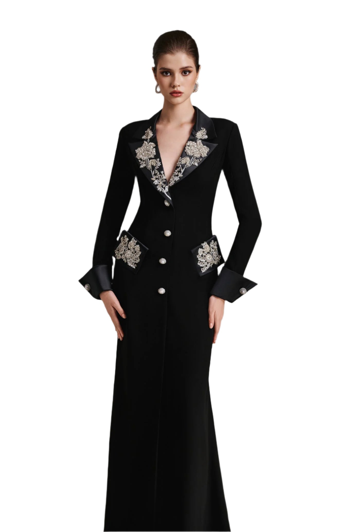 IMPERIAL NOIR COATDRESS