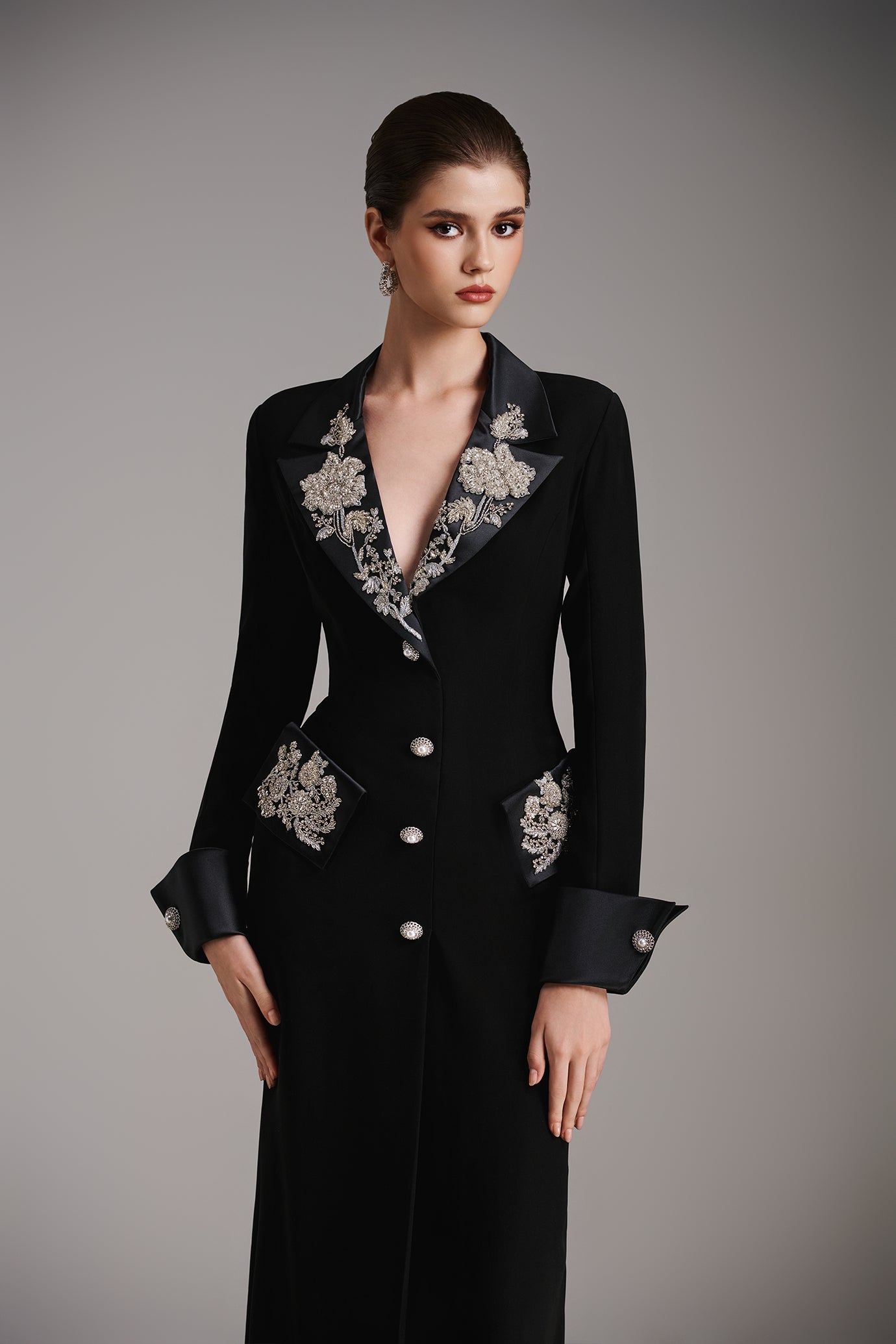 IMPERIAL NOIR COATDRESS