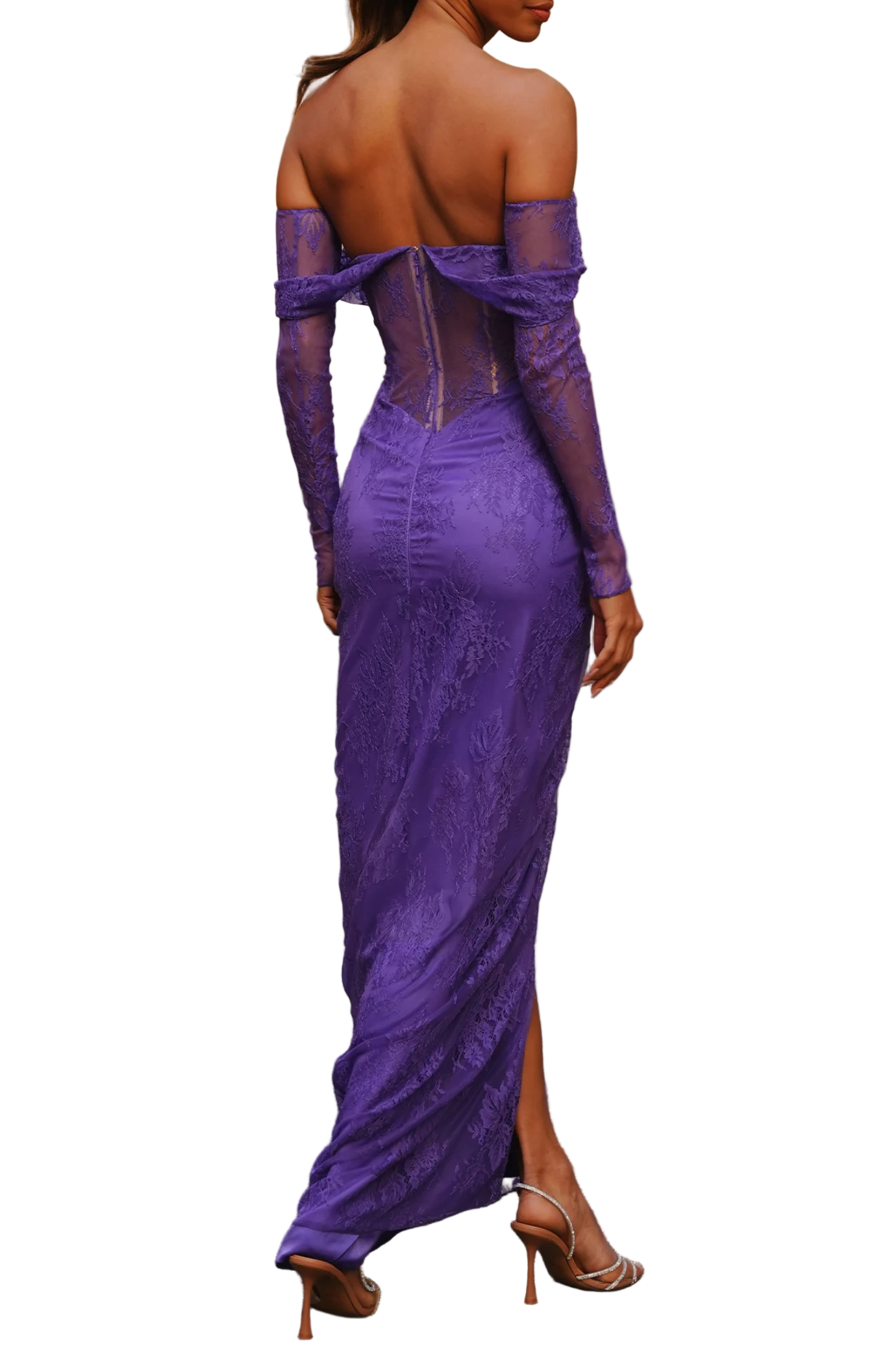 INES STRETCH LACE DRESS