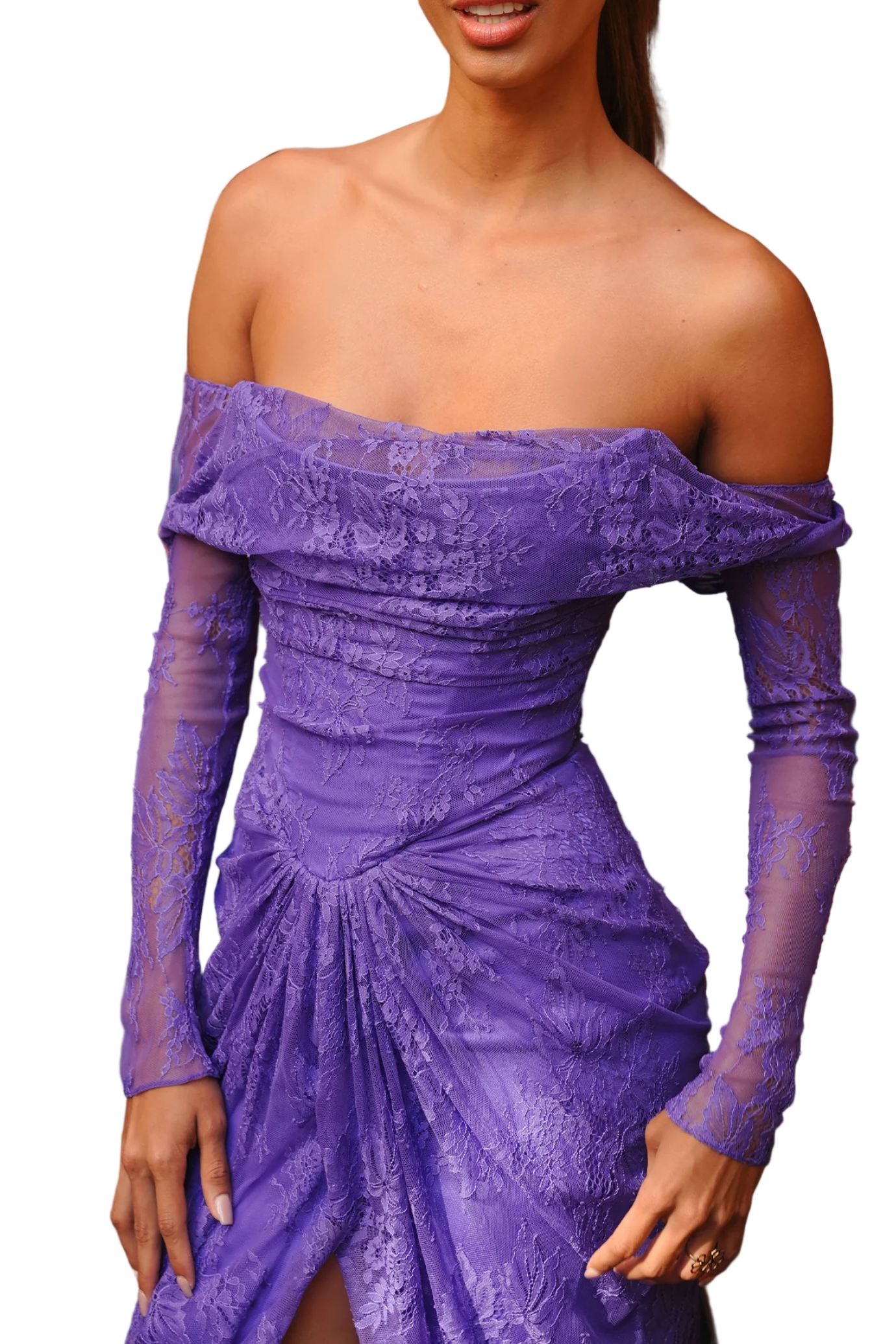 INES STRETCH LACE DRESS