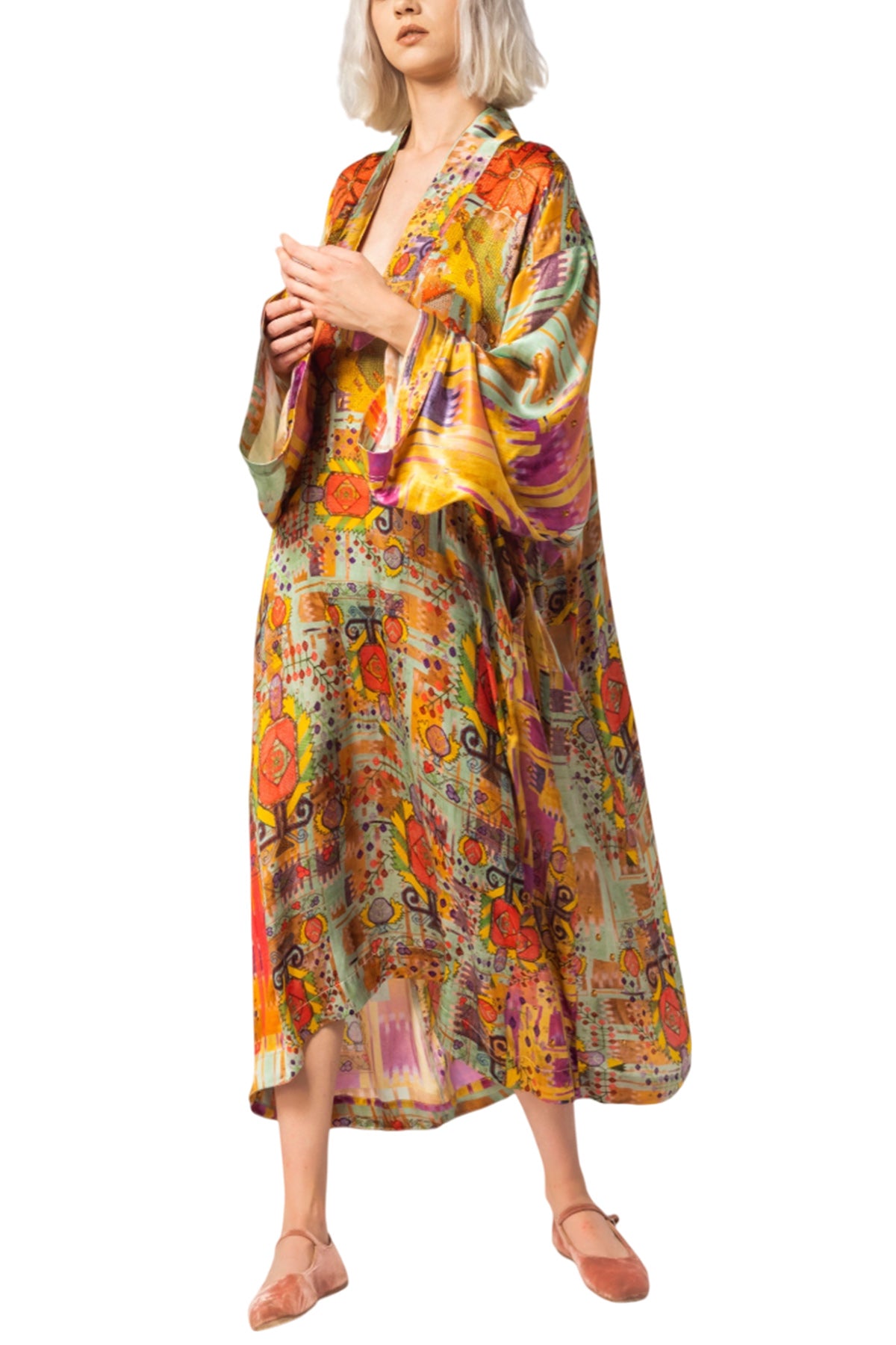 IZMIR SILK SATIN FARIDA DRESS