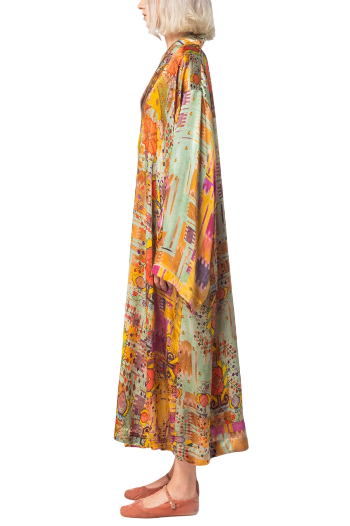 IZMIR SILK SATIN FARIDA DRESS