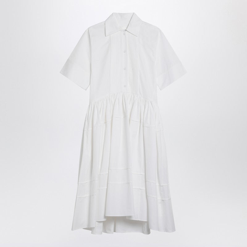 White Cotton Chemisier Dress