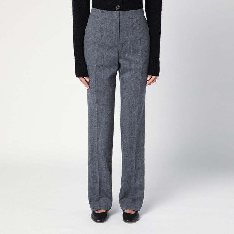 Grey Wool Trousers