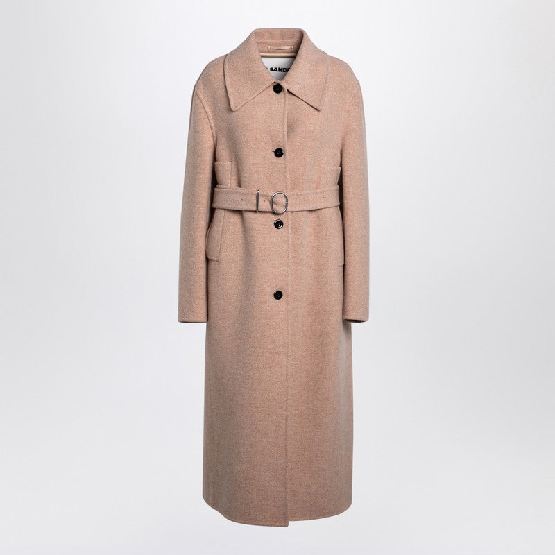 Pink Granite Wool Coat