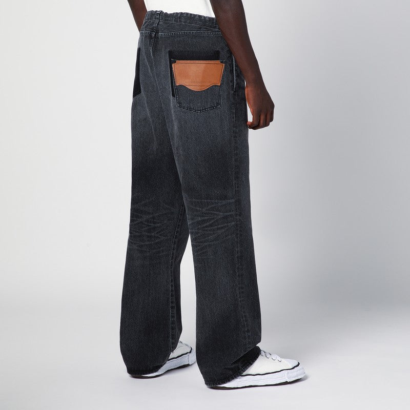 Jeans Easy Waist Dark Grey