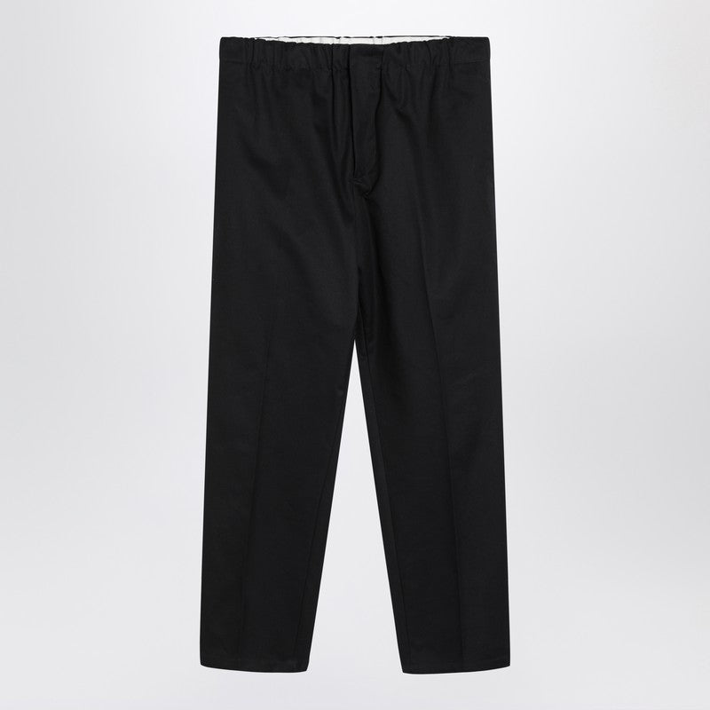Navy Blue Cotton Pants