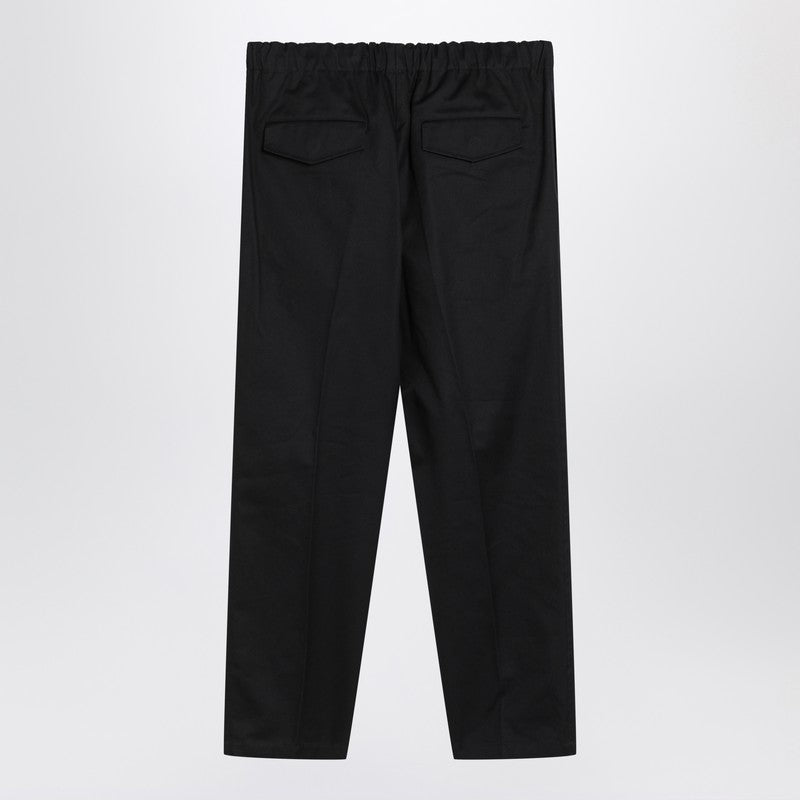 Navy Blue Cotton Pants