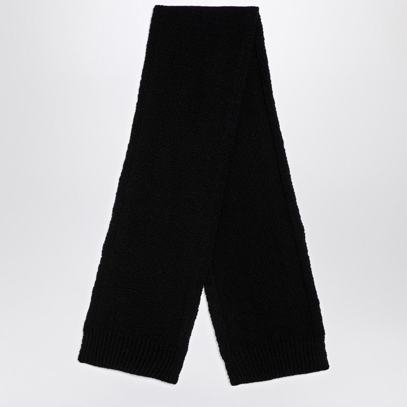 Black Wool Scarf