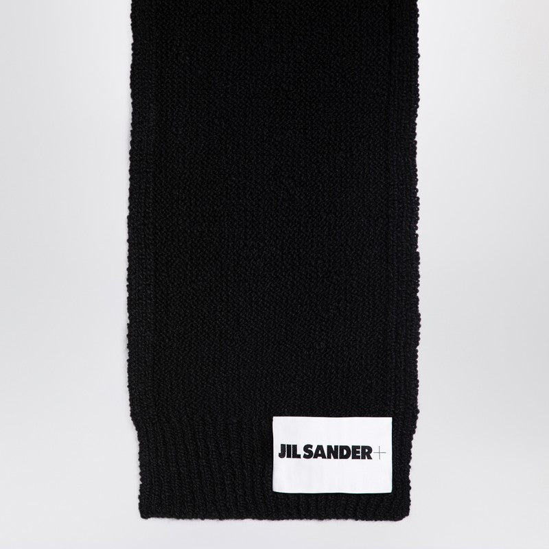 Black Wool Scarf
