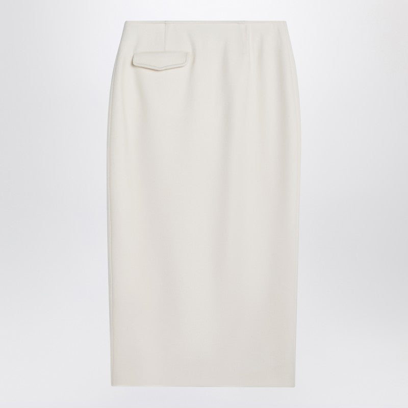 White Jagger Midi Skirt
