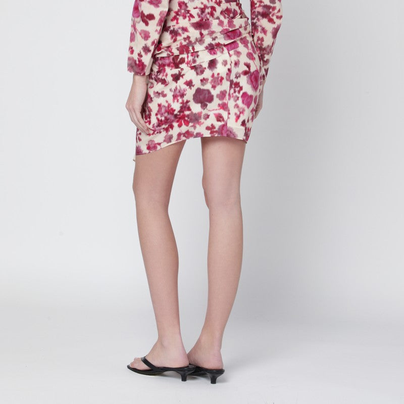 Ovia multicolour printed miniskirt