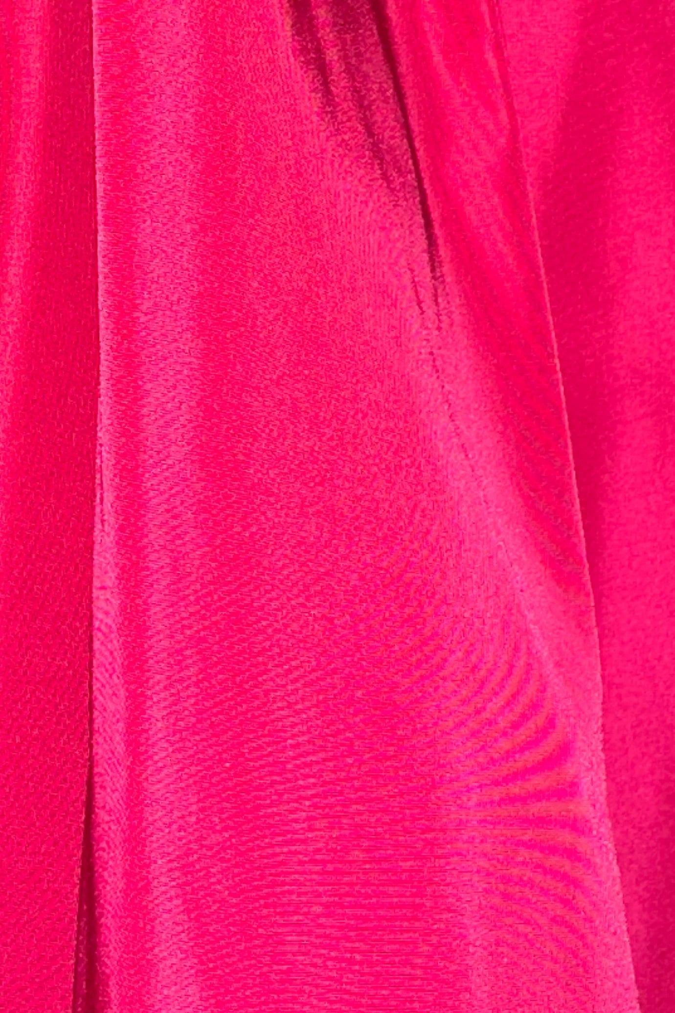 JAMIE TAFFETA AND CREPE LONG DRESS