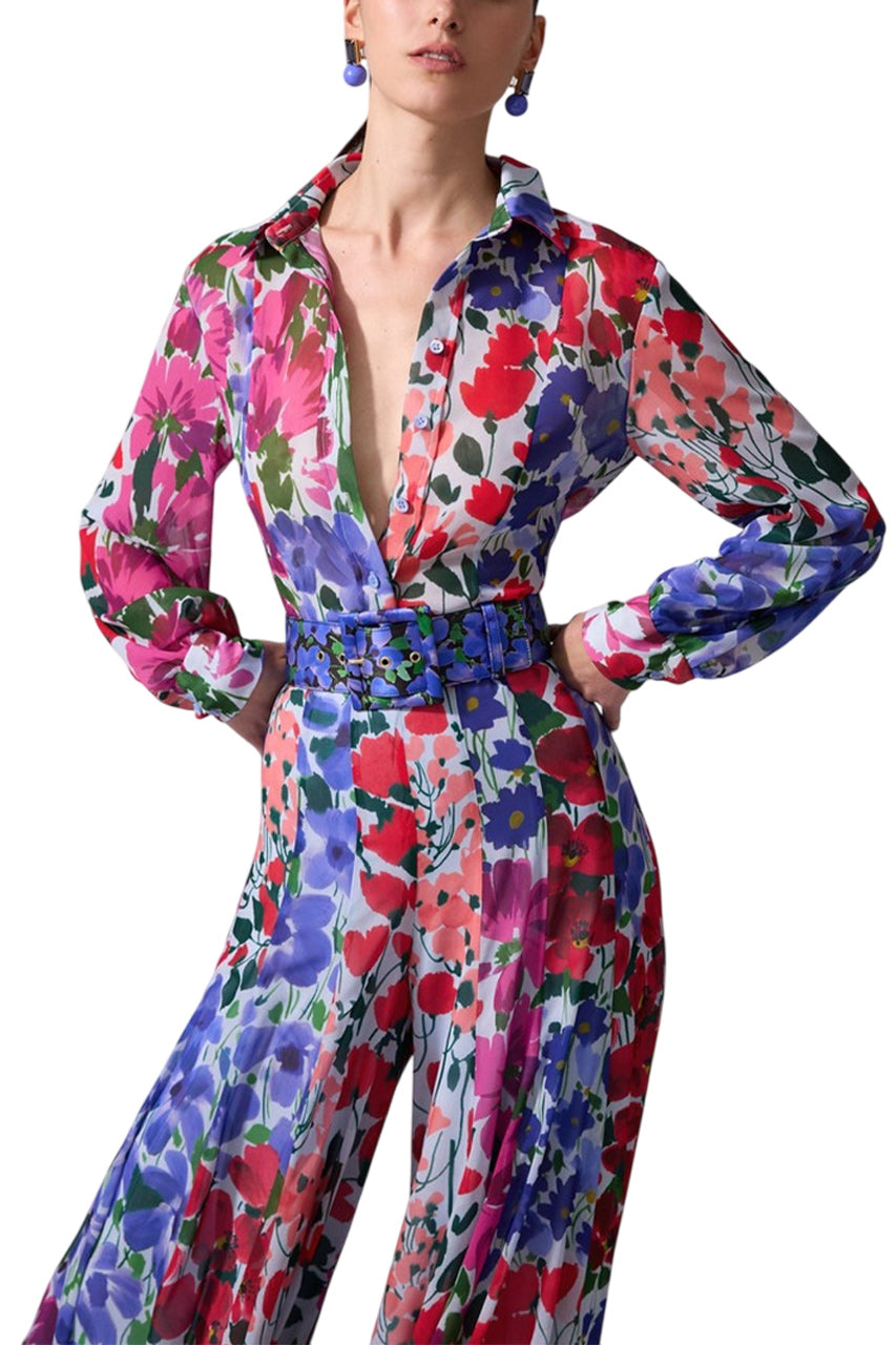 JARDIN PRINT PALAZZO PANTS
