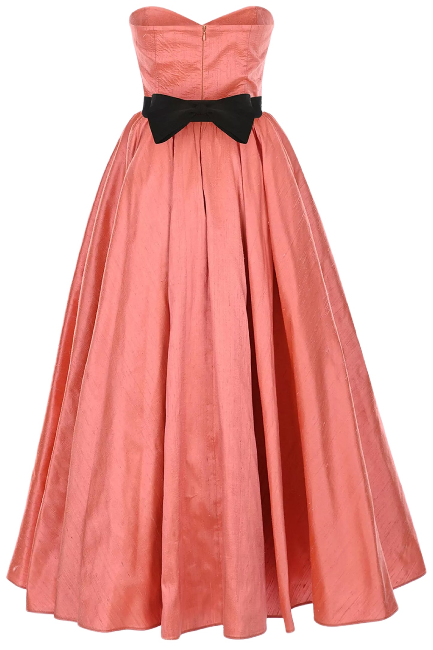 JO STRAPLESS SILK DRESS