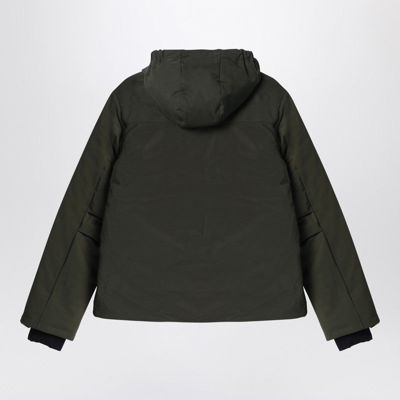 Hodin Dark Green Hooded Jacket