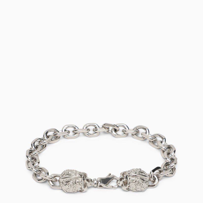 Silver 925 Skull Chain Bracelet
