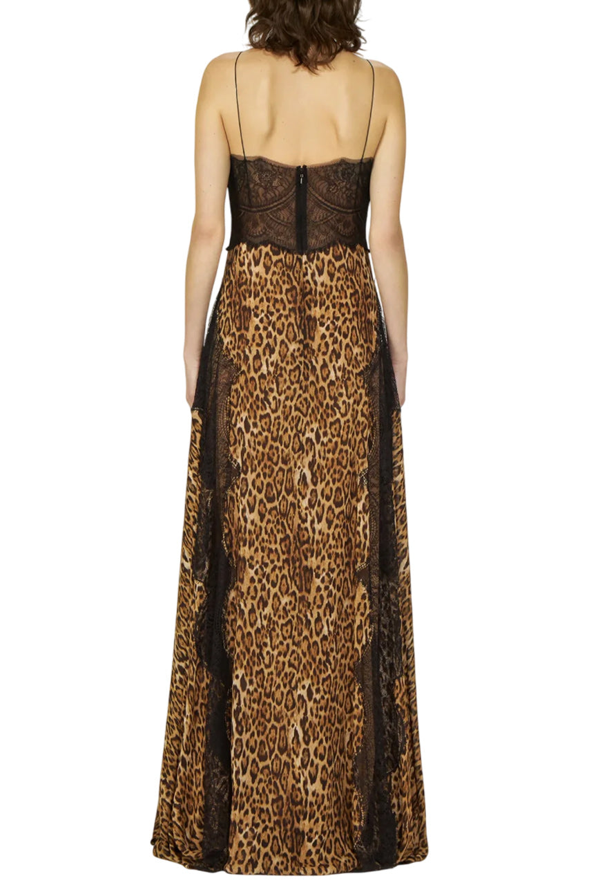 KAJA LEOPARD PRINT GOWN