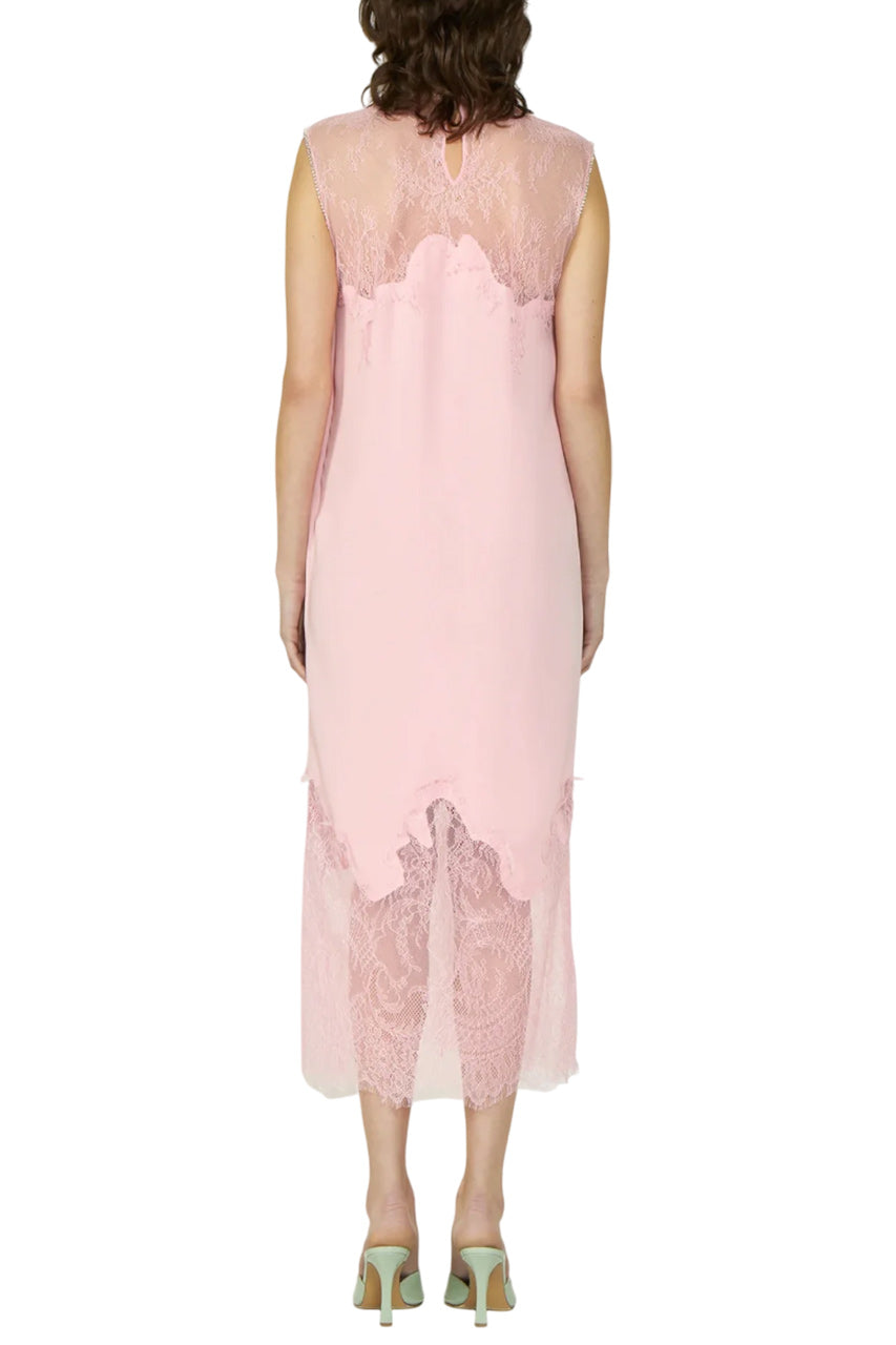 KEEVA CRYSTAL CREPE DRESS