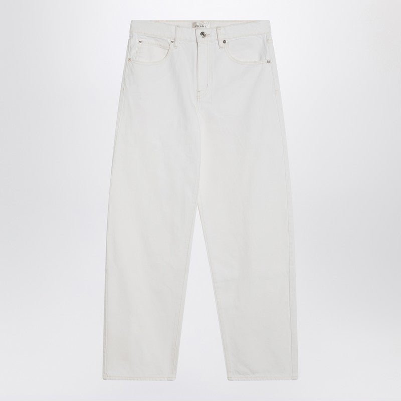 White Stiff Denim Jeans