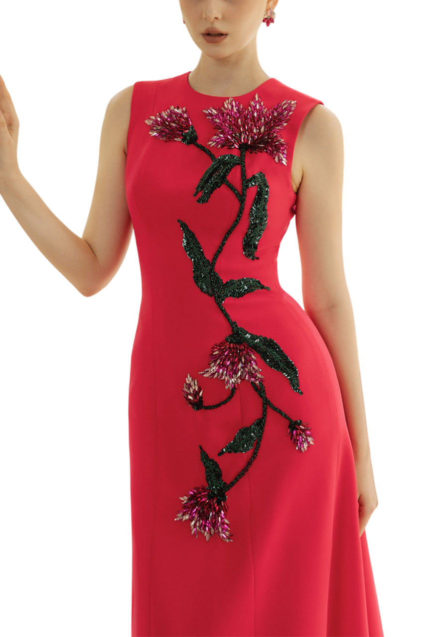 LEONIE CREPE DRESS