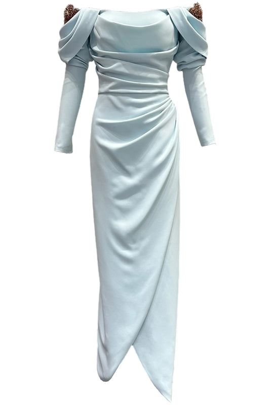 LILAS CREPE GOWN