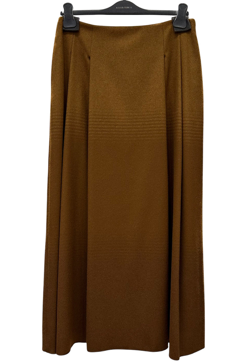 LONG SKIRT IN SHADED FLANNEL