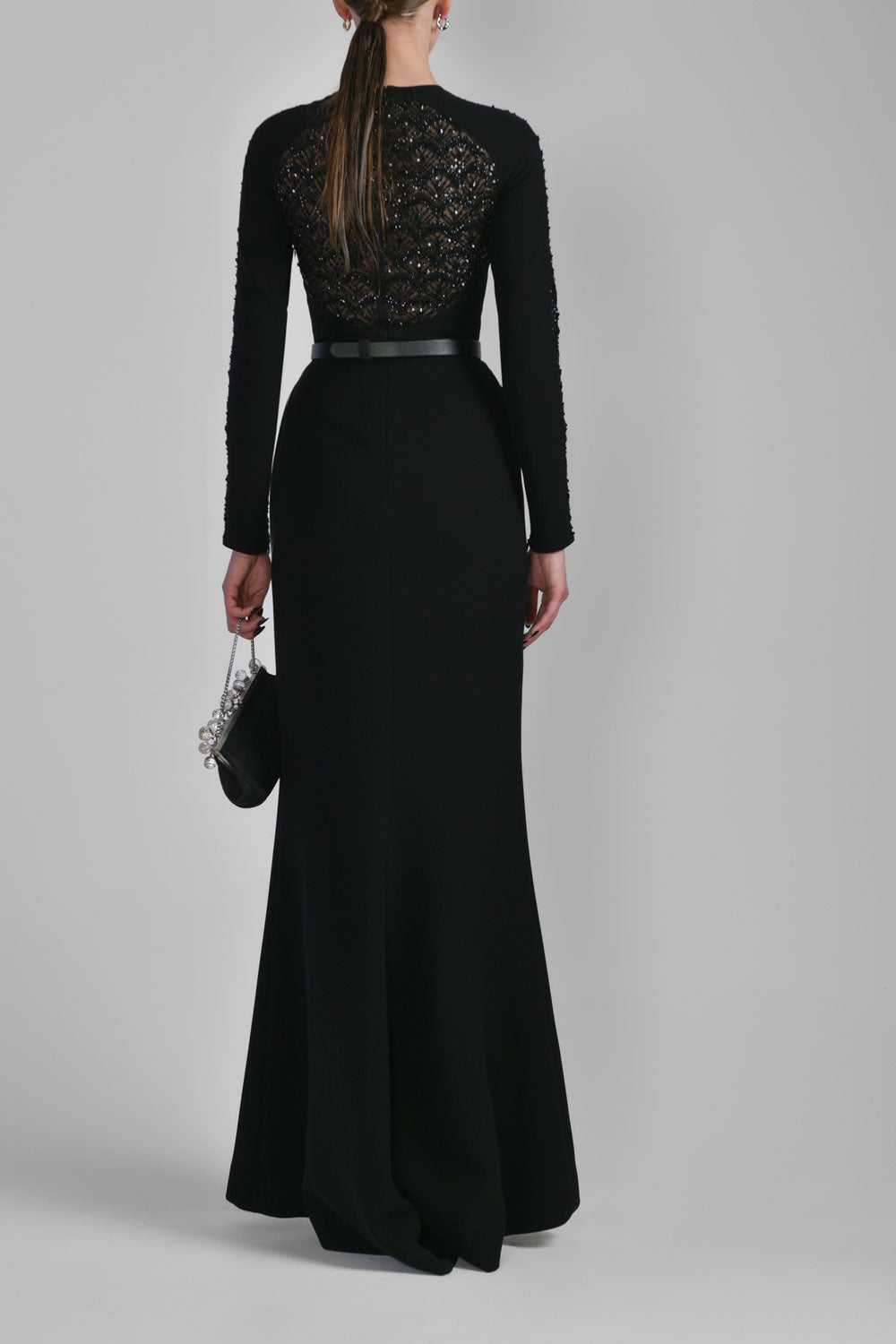 beaded long crepe dress-rtwss23-37offwhite36